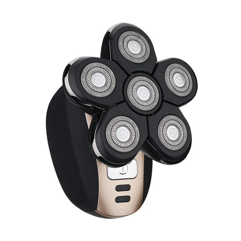 Smart Digital Men's Shaving Head Machine Five-head Electric Shaver Rechargeable Shaver - Bellarte Enchanté Smart Digital Men's Shaving Head Machine Five-head Electric Shaver Rechargeable Shaver