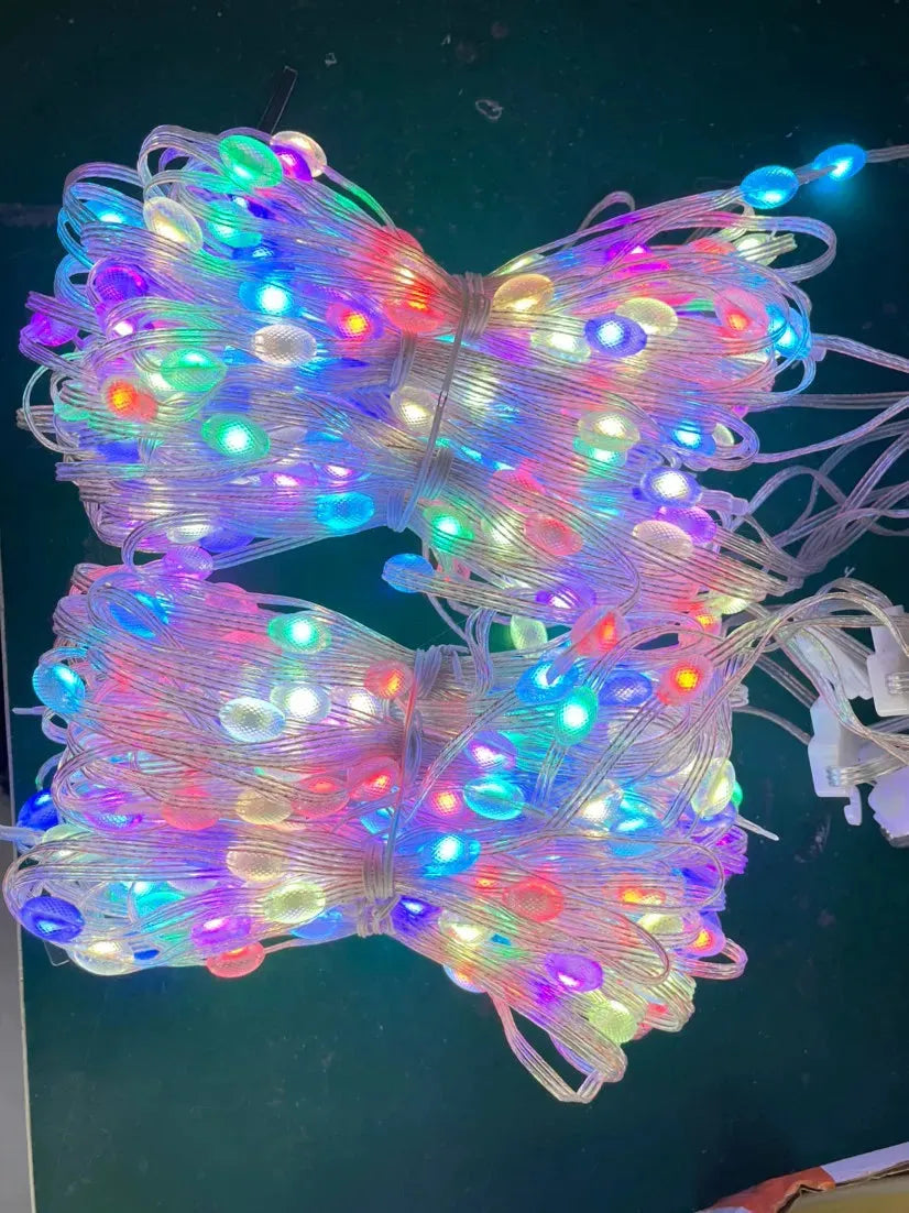 Smart LED RGB Curtain String Lights Bluetooth APP Control Christmas Fairy Light Garland DIY Picture Display Party Wedding Decor - Bellarte Enchanté Smart LED RGB Curtain String Lights Bluetooth APP Control Christmas Fairy Light Garland DIY Picture Display Party Wedding Decor