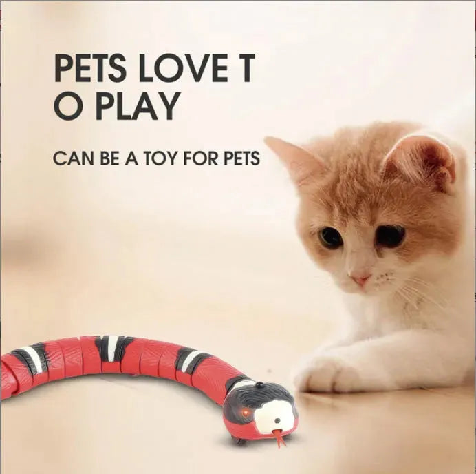 Smart Sensing Snake Cat Toys Electric Interactive Toys For Dogs -Cats USB - Bellarte Enchanté Smart Sensing Snake Cat Toys Electric Interactive Toys For Dogs -Cats USB