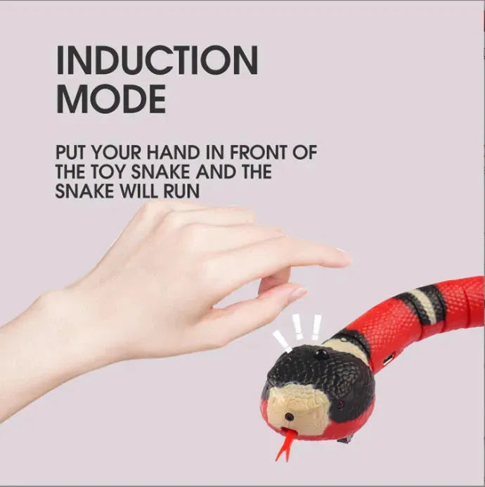 Smart Sensing Snake Cat Toys Electric Interactive Toys For Dogs -Cats USB - Bellarte Enchanté Smart Sensing Snake Cat Toys Electric Interactive Toys For Dogs -Cats USB