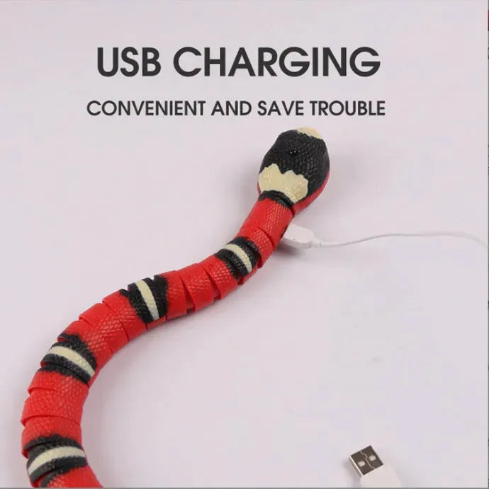 Smart Sensing Snake Cat Toys Electric Interactive Toys For Dogs -Cats USB - Bellarte Enchanté Smart Sensing Snake Cat Toys Electric Interactive Toys For Dogs -Cats USB
