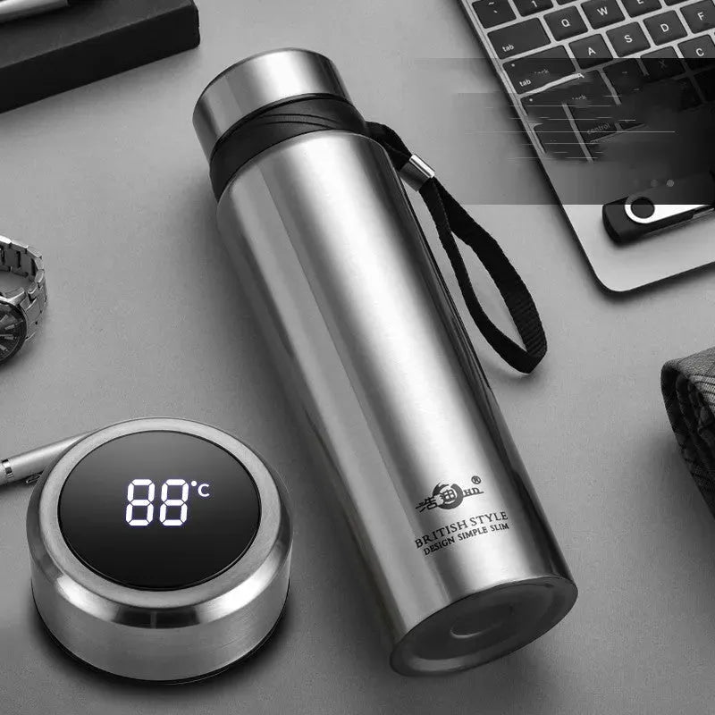 Smart Thermos Cup Large Capacity Water Stainless Steel - Bellarte Enchanté Smart Thermos Cup Large Capacity Water Stainless Steel