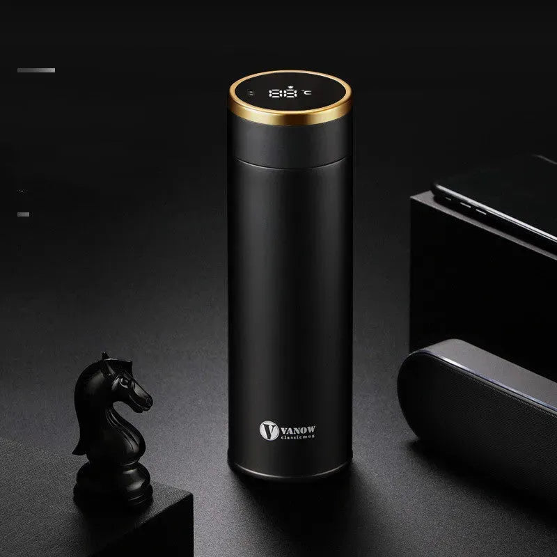 Smart Vacuum Cup Stainless Steel Car Portable Water Cup Tea Cup - Bellarte Enchanté Smart Vacuum Cup Stainless Steel Car Portable Water Cup Tea Cup