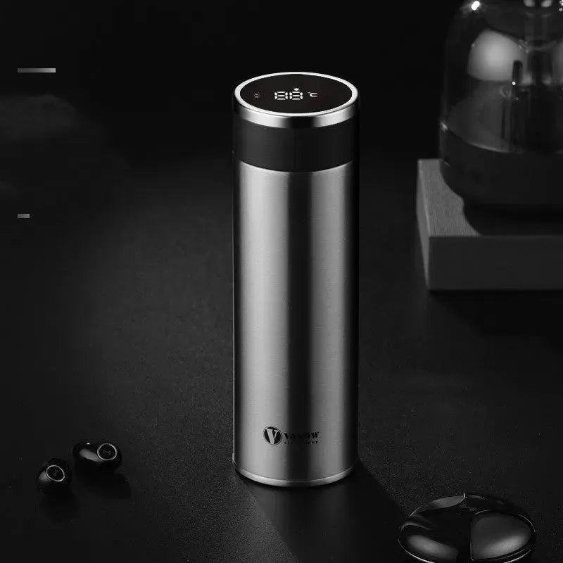 Smart Vacuum Cup Stainless Steel Car Portable Water Cup Tea Cup - Bellarte Enchanté Smart Vacuum Cup Stainless Steel Car Portable Water Cup Tea Cup