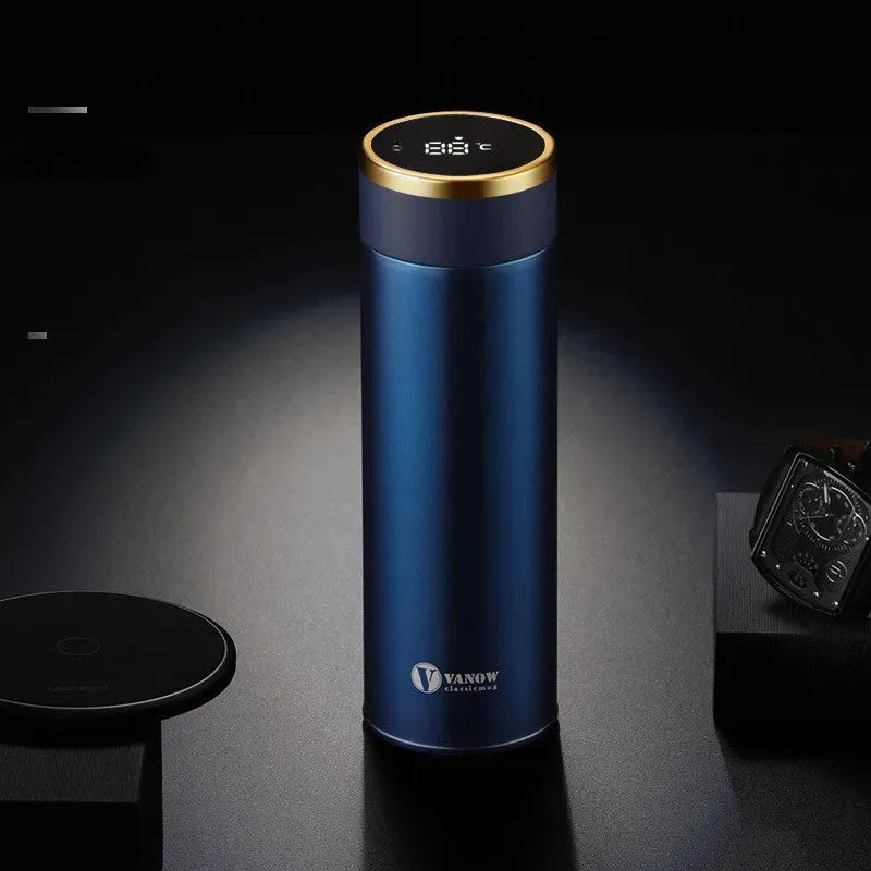 Smart Vacuum Cup Stainless Steel Car Portable Water Cup Tea Cup - Bellarte Enchanté Smart Vacuum Cup Stainless Steel Car Portable Water Cup Tea Cup