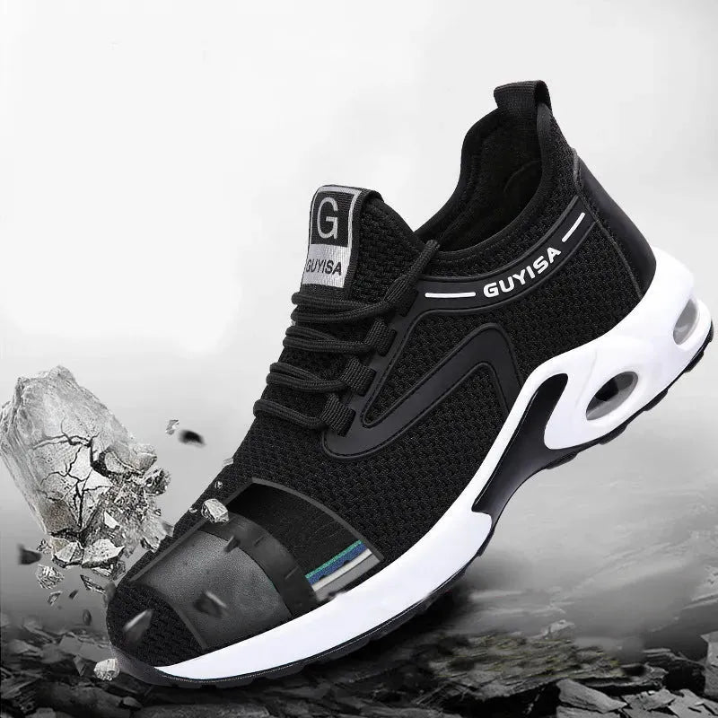 Sneakers Men Work Safety Shoes Lightweight Breathable - Bellarte Enchanté Sneakers Men Work Safety Shoes Lightweight Breathable