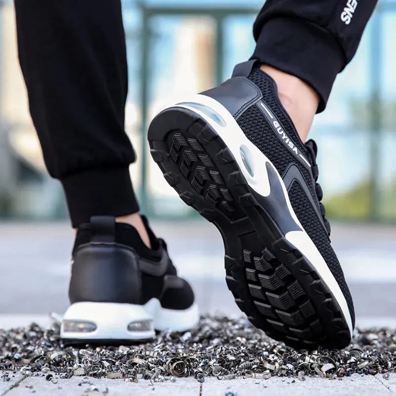 Sneakers Men Work Safety Shoes Lightweight Breathable - Bellarte Enchanté Sneakers Men Work Safety Shoes Lightweight Breathable