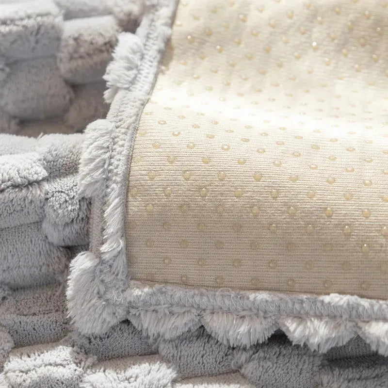 Sofa Winter Plush Thickened Non-slip Sofa Cover - Bellarte Enchanté Sofa Winter Plush Thickened Non-slip Sofa Cover