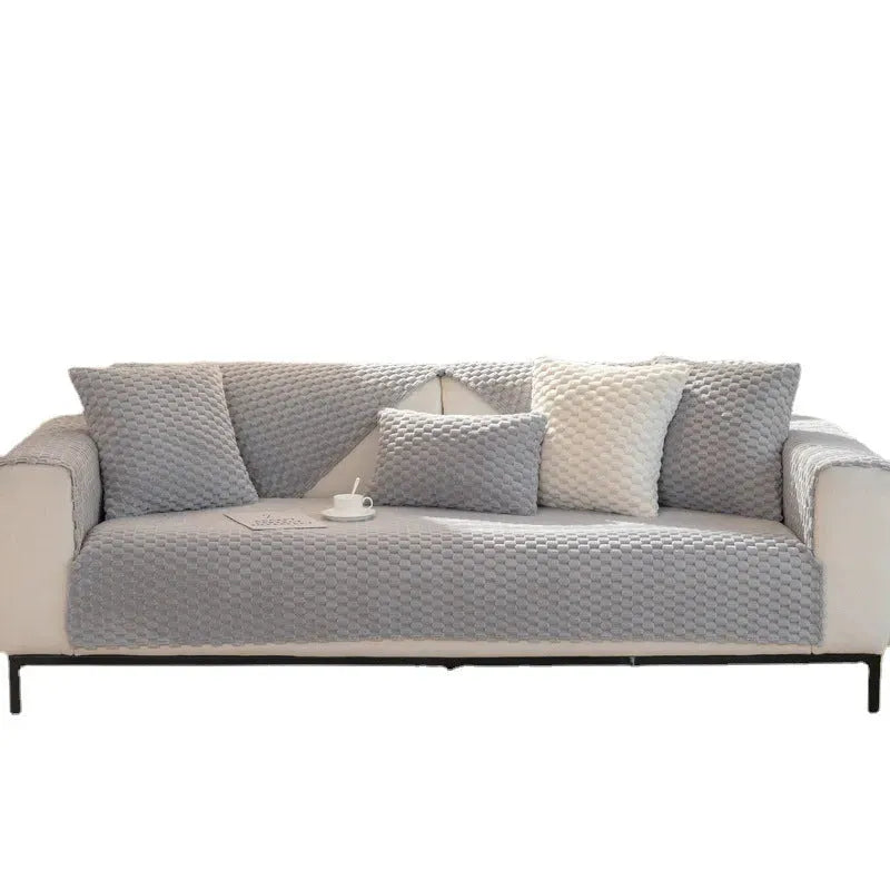 Sofa Winter Plush Thickened Non-slip Sofa Cover - Bellarte Enchanté Sofa Winter Plush Thickened Non-slip Sofa Cover