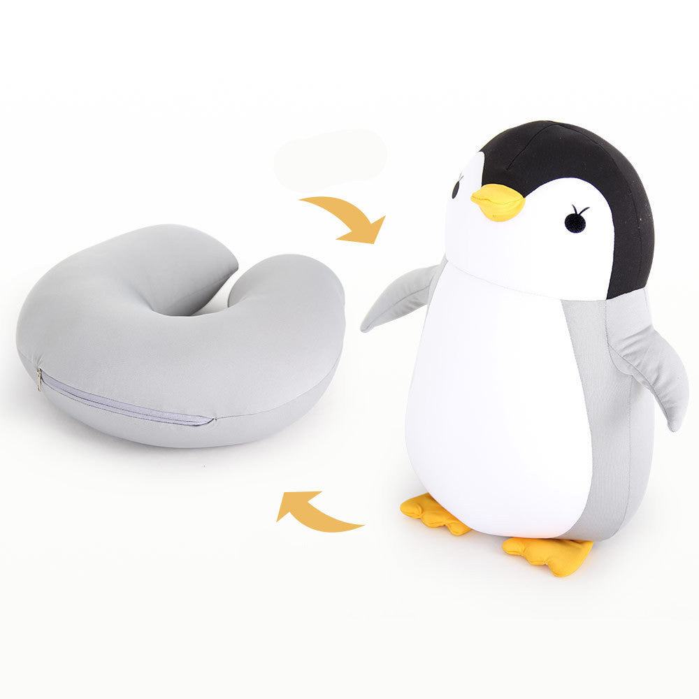 Soft Pillow Penguin U-Shaped Sleep Protection Neck Pillow Home Office Nap Body Pillows Travel Car Adult Cute Pillows - Bellarte Enchanté Soft Pillow Penguin U-Shaped Sleep Protection Neck Pillow Home Office Nap Body Pillows Travel Car Adult Cute Pillows