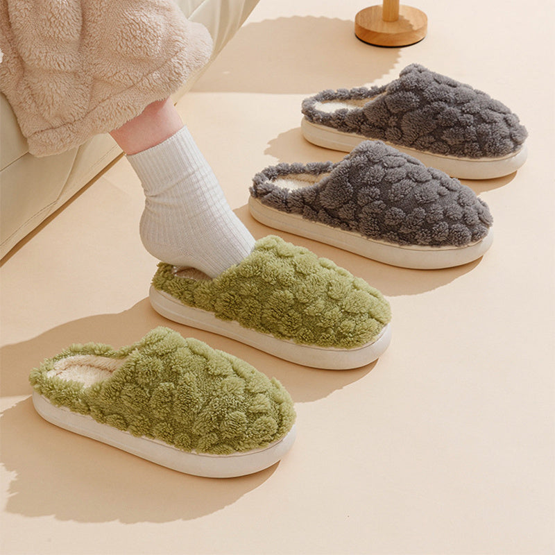 Soft Plush Slippers Women Men Cozy Fluffy Fleece House Shoes Winter Warm Slip On Floor Bedroom Slippers - Bellarte Enchanté Soft Plush Slippers Women Men Cozy Fluffy Fleece House Shoes Winter Warm Slip On Floor Bedroom Slippers
