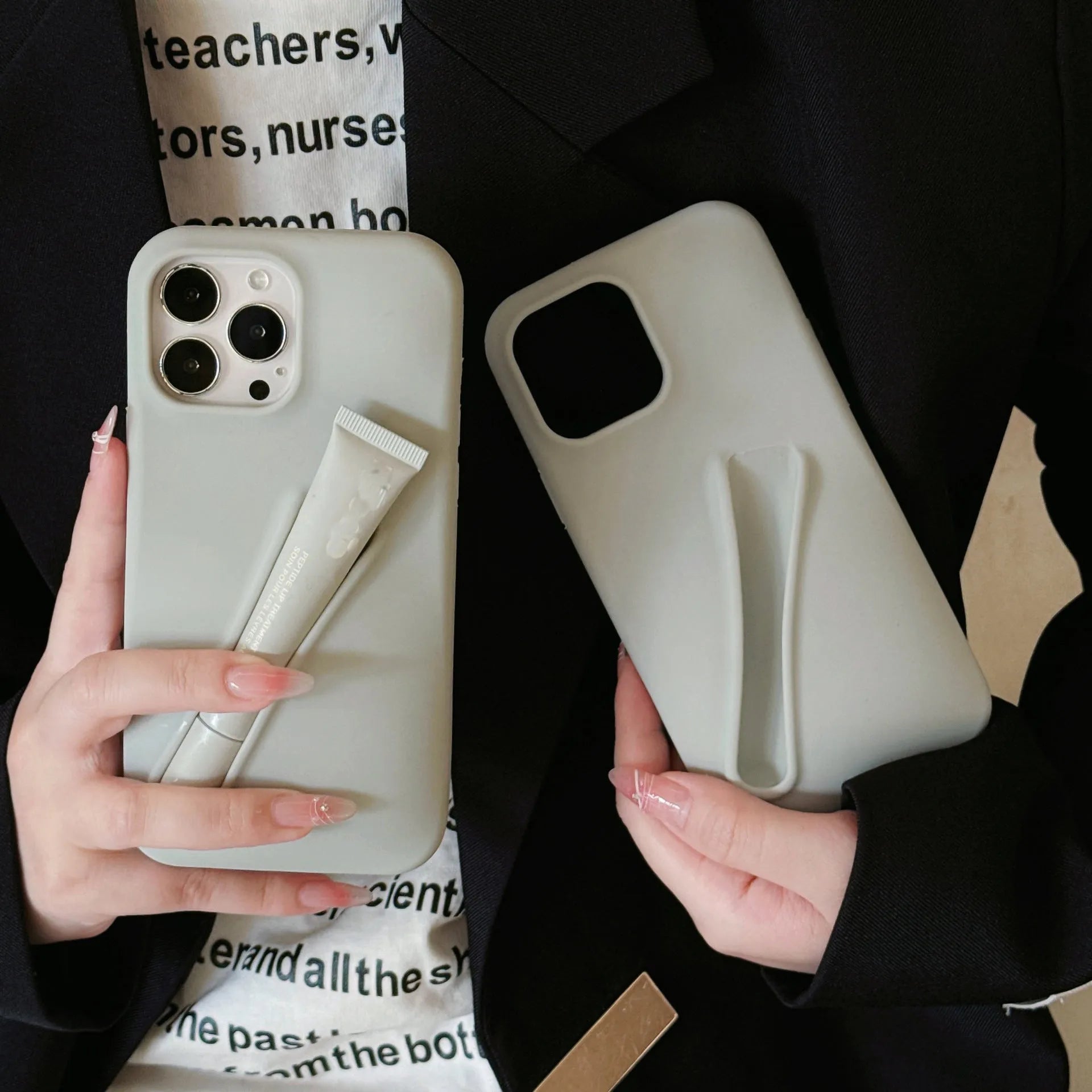 Soft Silicone Lipstick Lip Balm Lip Lacquer Phone Case - Bellarte Enchanté Soft Silicone Lipstick Lip Balm Lip Lacquer Phone Case