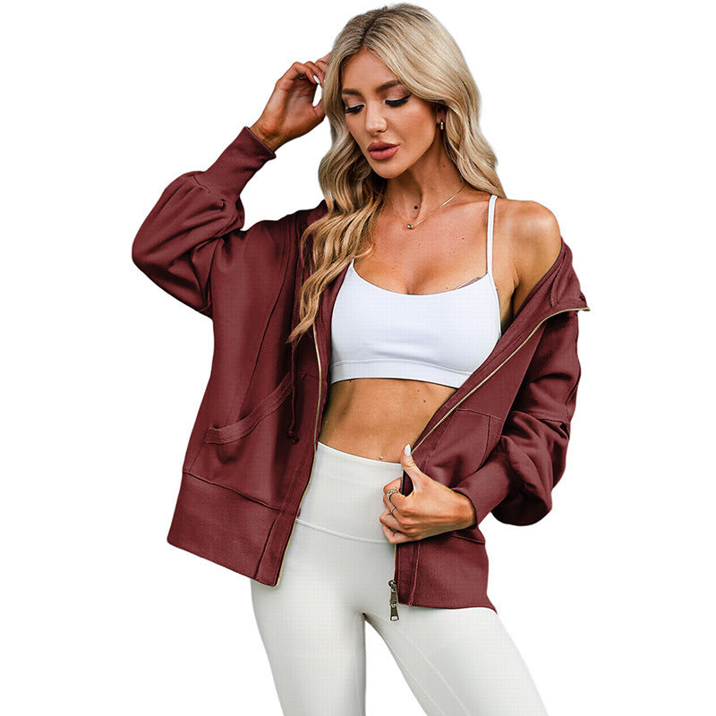 Solid Color Long Sleeve Coat For Women - Bellarte Enchanté Solid Color Long Sleeve Coat For Women