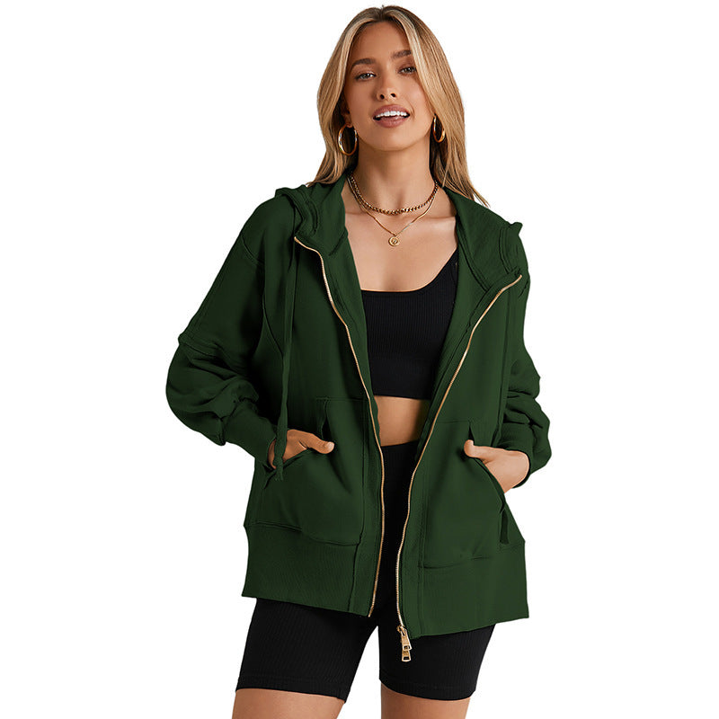 Solid Color Long Sleeve Coat For Women - Bellarte Enchanté Solid Color Long Sleeve Coat For Women