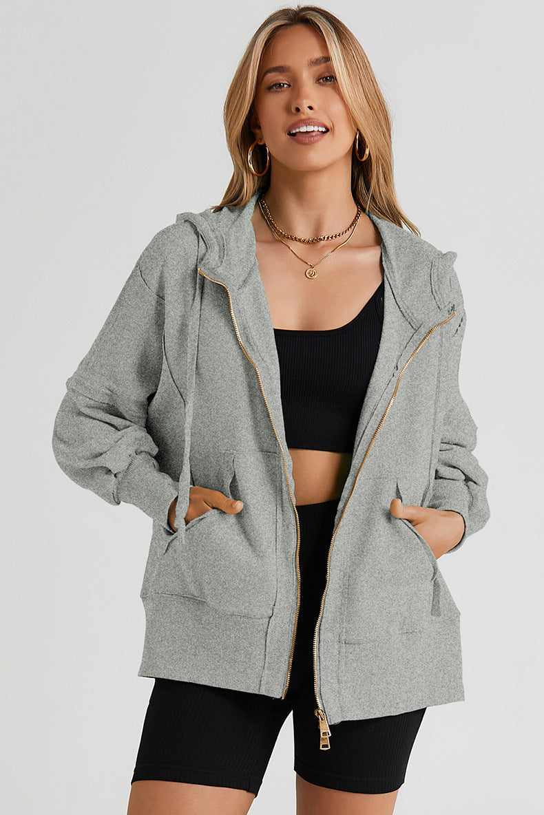 Solid Color Long Sleeve Coat For Women - Bellarte Enchanté Solid Color Long Sleeve Coat For Women