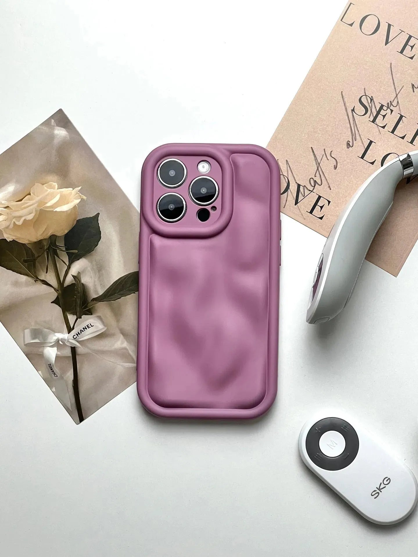 Solid Color Meteorite Pattern Phone Case Silicone Drop-resistant Protective Cover - Bellarte Enchanté Solid Color Meteorite Pattern Phone Case Silicone Drop-resistant Protective Cover