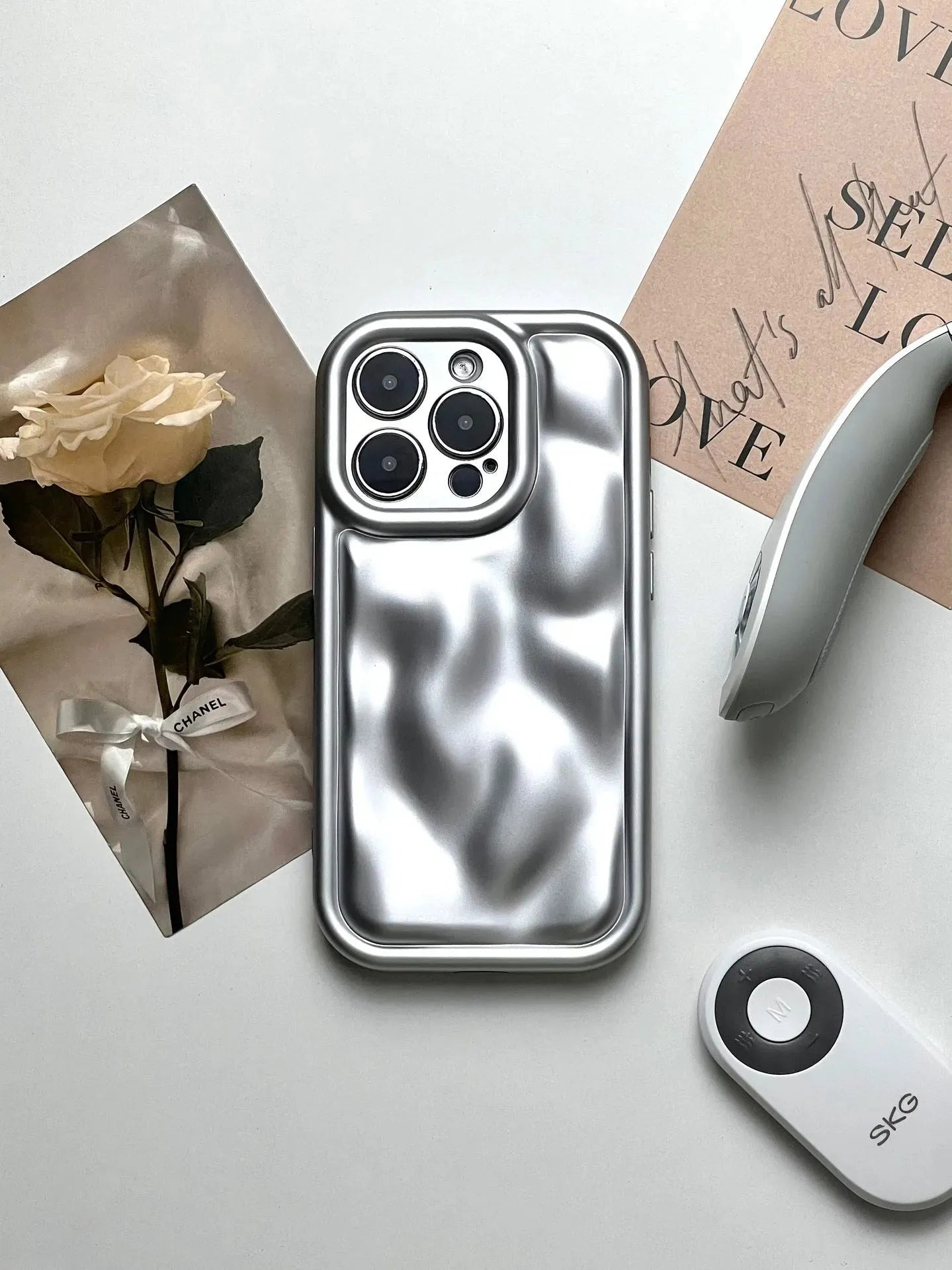 Solid Color Meteorite Pattern Phone Case Silicone Drop-resistant Protective Cover - Bellarte Enchanté Solid Color Meteorite Pattern Phone Case Silicone Drop-resistant Protective Cover