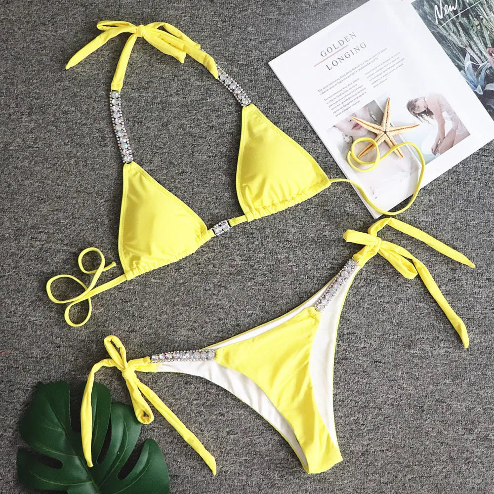 Solid sexy strapless bikini - Bellarte Enchanté Solid sexy strapless bikini