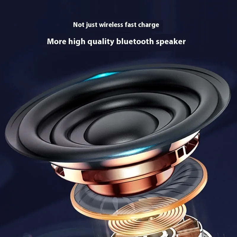 Speaker Wireless Charger Creative Mobile Phone Fast Charging - Bellarte Enchanté Speaker Wireless Charger Creative Mobile Phone Fast Charging