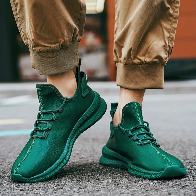 Sports Casual Leather Shoes Men - Bellarte Enchanté Sports Casual Leather Shoes Men