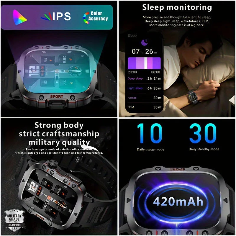 Sports Outdoor Bluetooth Calling Watch - Bellarte Enchanté Sports Outdoor Bluetooth Calling Watch