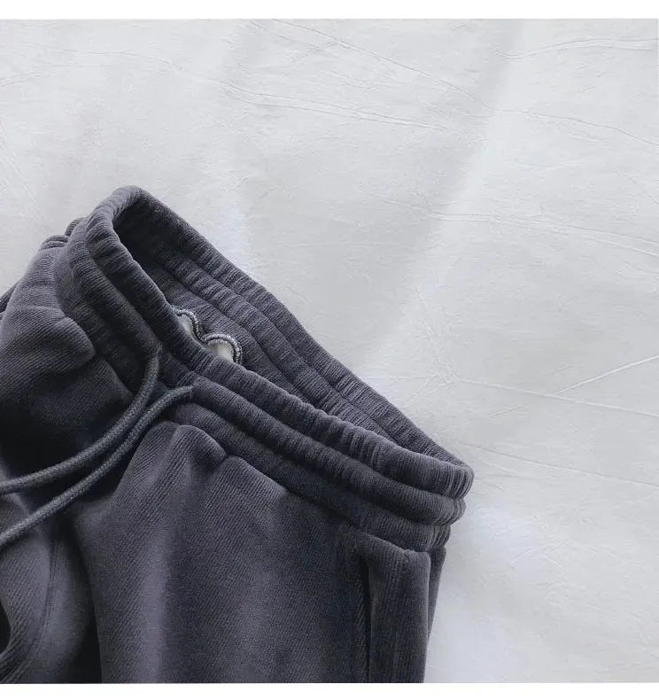 Sports Pants Female Fleece Lined Thick Loose Outerwear Casual Pants - Bellarte Enchanté Sports Pants Female Fleece Lined Thick Loose Outerwear Casual Pants