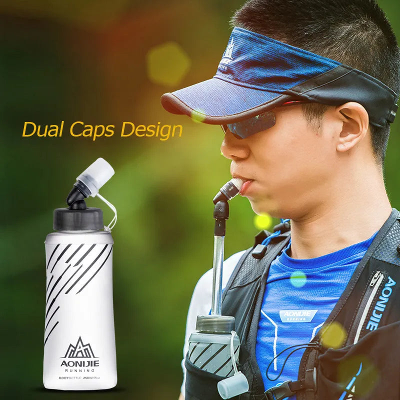 Sports Soft Water Bottle TPU Silicone Mouthpiece Water Bag - Bellarte Enchanté Sports Soft Water Bottle TPU Silicone Mouthpiece Water Bag