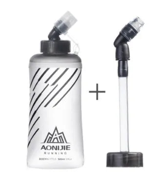 Sports Soft Water Bottle TPU Silicone Mouthpiece Water Bag - Bellarte Enchanté Sports Soft Water Bottle TPU Silicone Mouthpiece Water Bag