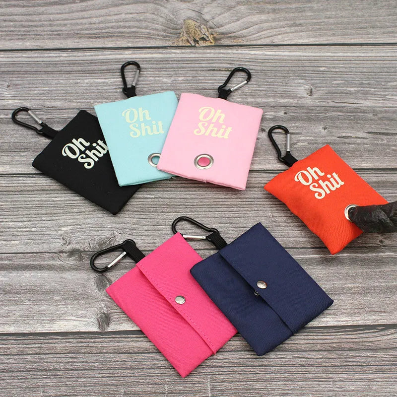 Spot Mountaineering Buckle Dog Poop Bag Canvas - Bellarte Enchanté Spot Mountaineering Buckle Dog Poop Bag Canvas