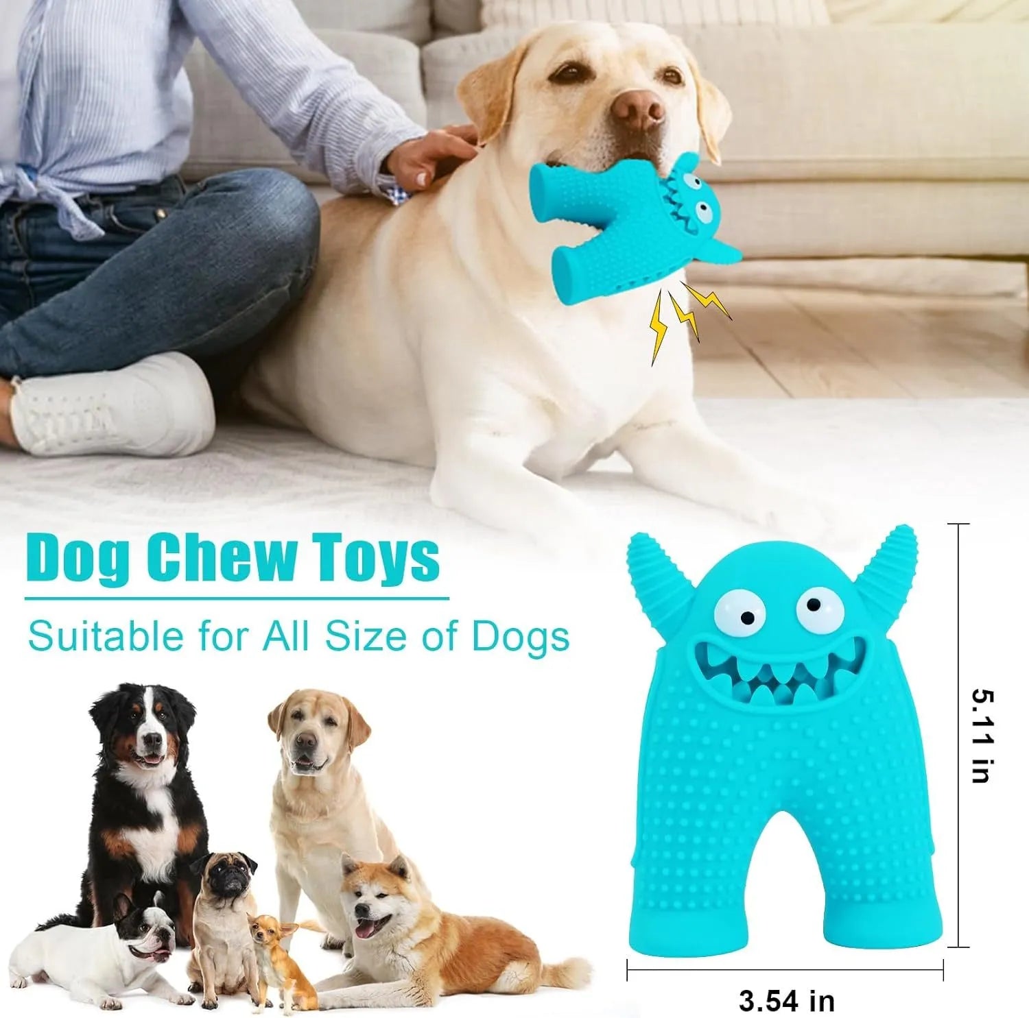Squeaky Dog Toys For Aggressive Chewers,Durable Interactive Dog Chew Toy For Small Dogs, - Bellarte Enchanté Squeaky Dog Toys For Aggressive Chewers,Durable Interactive Dog Chew Toy For Small Dogs,