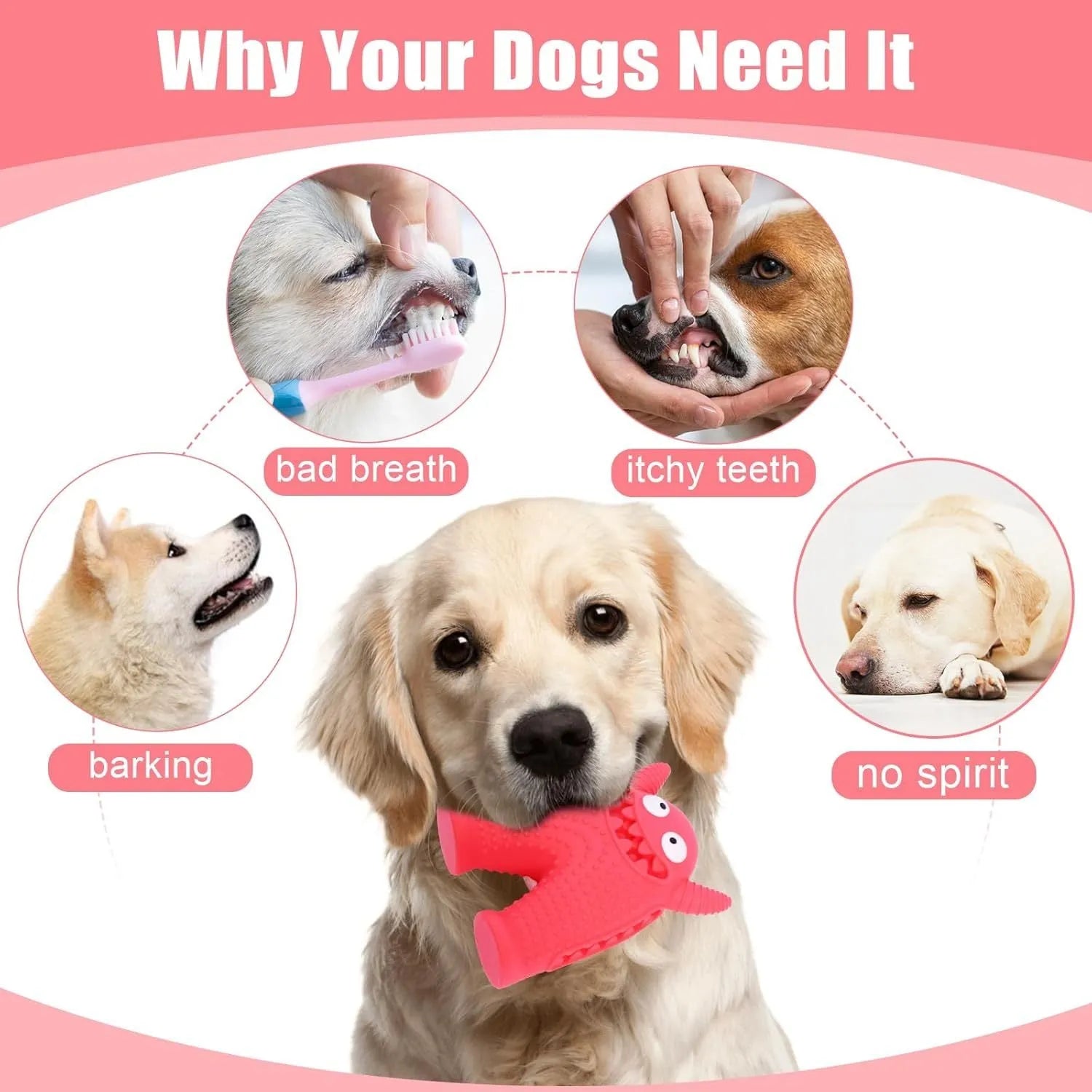 Squeaky Dog Toys For Aggressive Chewers,Durable Interactive Dog Chew Toy For Small Dogs, - Bellarte Enchanté Squeaky Dog Toys For Aggressive Chewers,Durable Interactive Dog Chew Toy For Small Dogs,