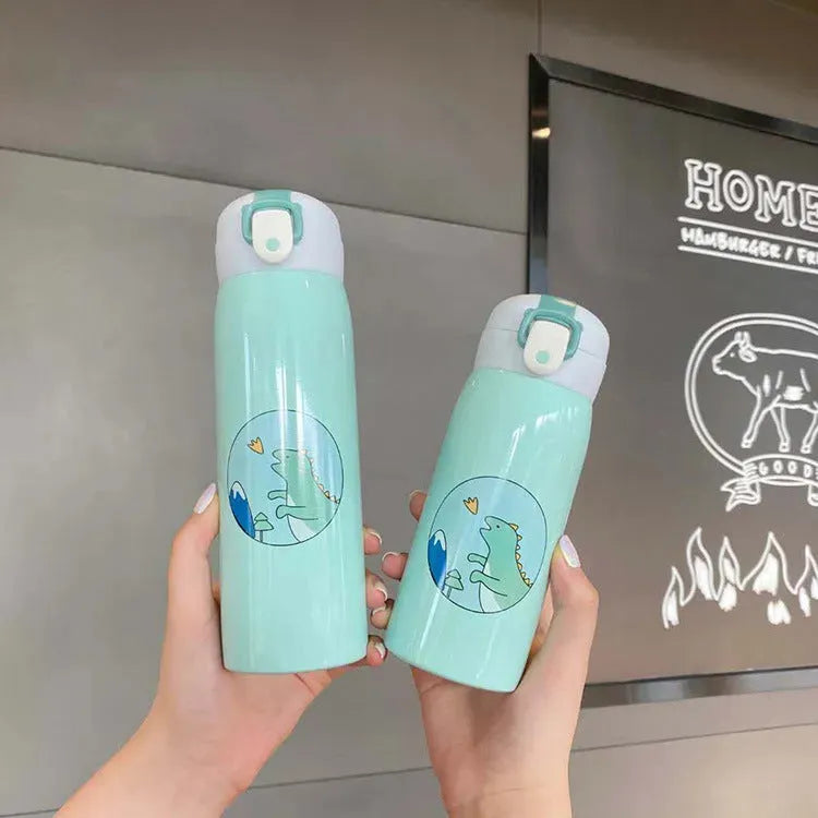 Stainless Steel Bounce Cover Children's Thermos Mug - Bellarte Enchanté Stainless Steel Bounce Cover Children's Thermos Mug