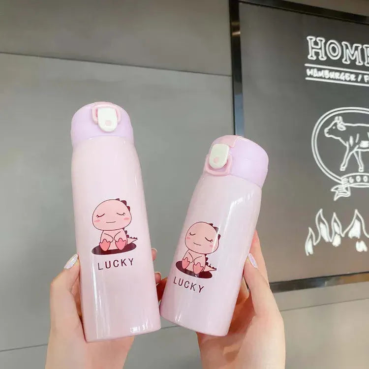 Stainless Steel Bounce Cover Children's Thermos Mug - Bellarte Enchanté Stainless Steel Bounce Cover Children's Thermos Mug