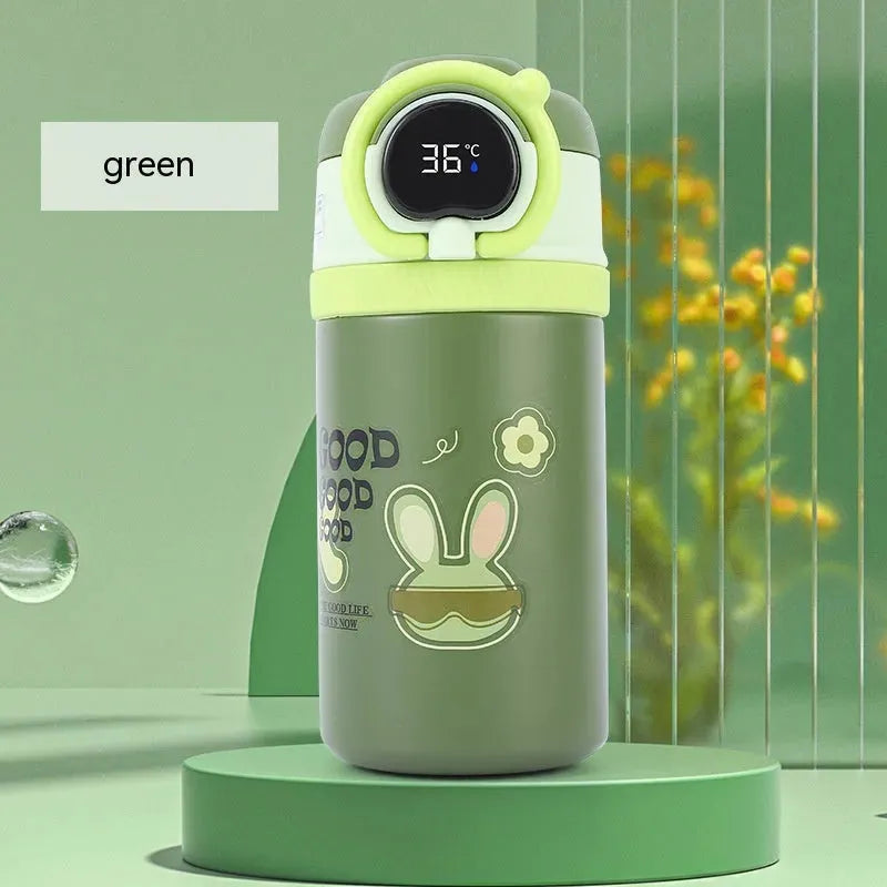 Stainless Steel Children Smart Insulation Cup Student Large Capacity - Bellarte Enchanté Stainless Steel Children Smart Insulation Cup Student Large Capacity