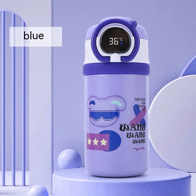 Stainless Steel Children Smart Insulation Cup Student Large Capacity - Bellarte Enchanté Stainless Steel Children Smart Insulation Cup Student Large Capacity