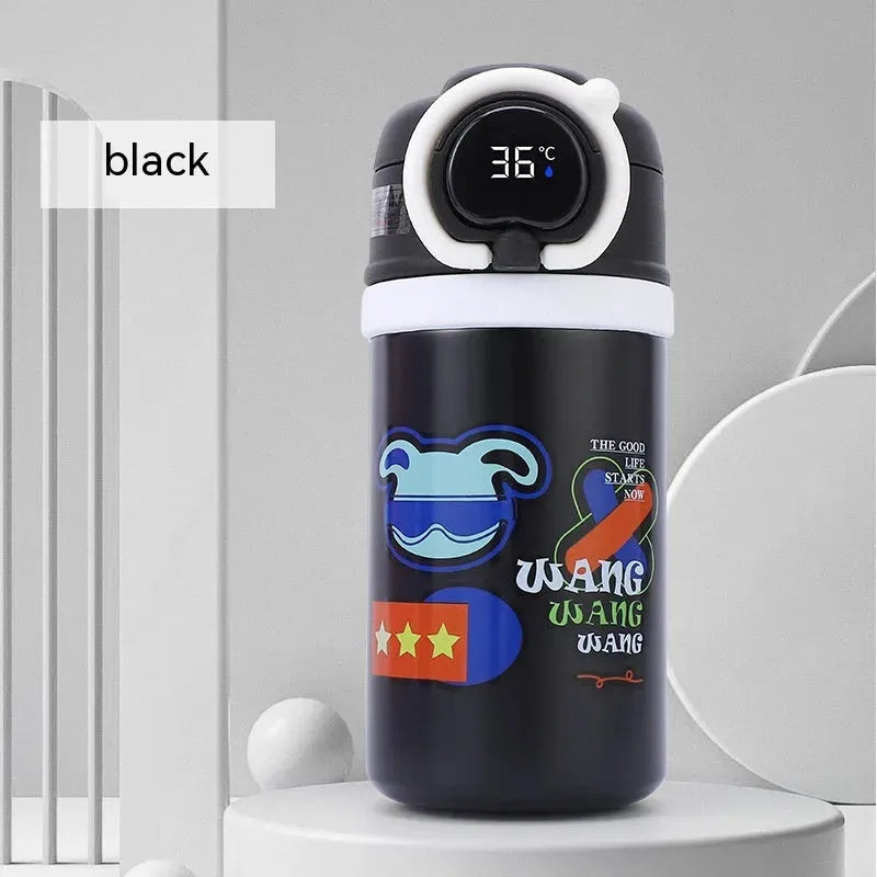 Stainless Steel Children Smart Insulation Cup Student Large Capacity - Bellarte Enchanté Stainless Steel Children Smart Insulation Cup Student Large Capacity