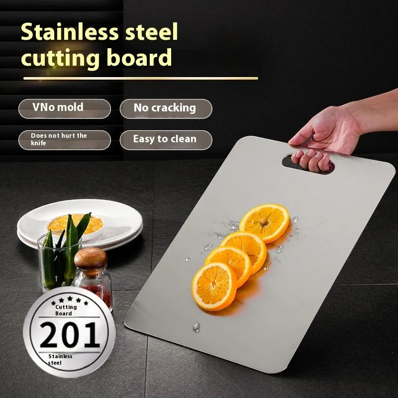 Stainless Steel Cutting Board Chinese Square Cutting Board - Bellarte Enchanté Stainless Steel Cutting Board Chinese Square Cutting Board