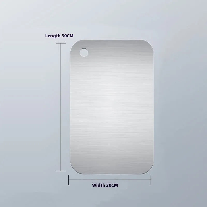 Stainless Steel Cutting Board Chinese Square Cutting Board - Bellarte Enchanté Stainless Steel Cutting Board Chinese Square Cutting Board