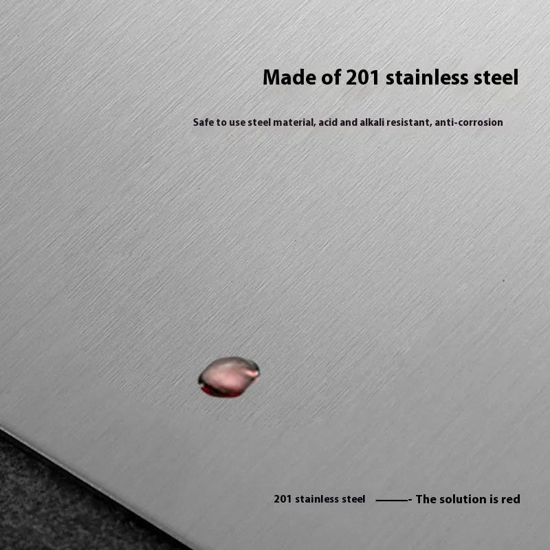Stainless Steel Cutting Board Chinese Square Cutting Board - Bellarte Enchanté Stainless Steel Cutting Board Chinese Square Cutting Board