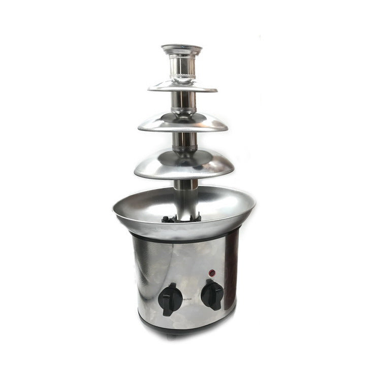 Stainless Steel Four Layer Waterfall Melt Tower - Bellarte Enchanté Stainless Steel Four Layer Waterfall Melt Tower