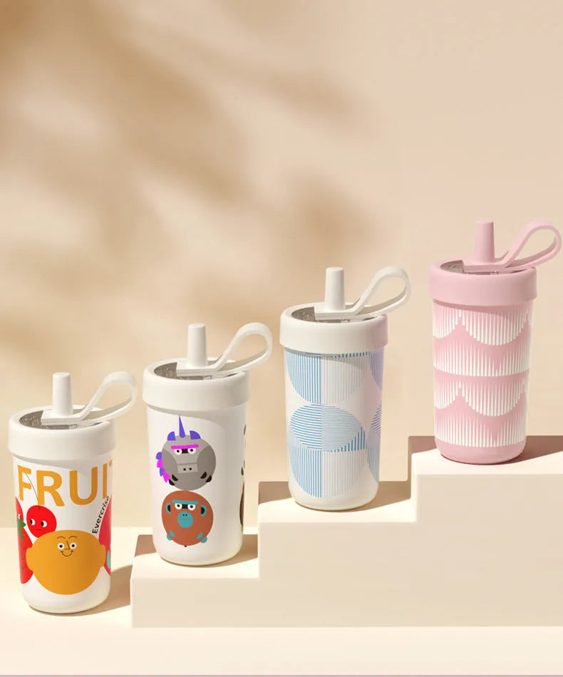 Stainless Steel Hollow Insulation Straw Cup - Bellarte Enchanté Stainless Steel Hollow Insulation Straw Cup