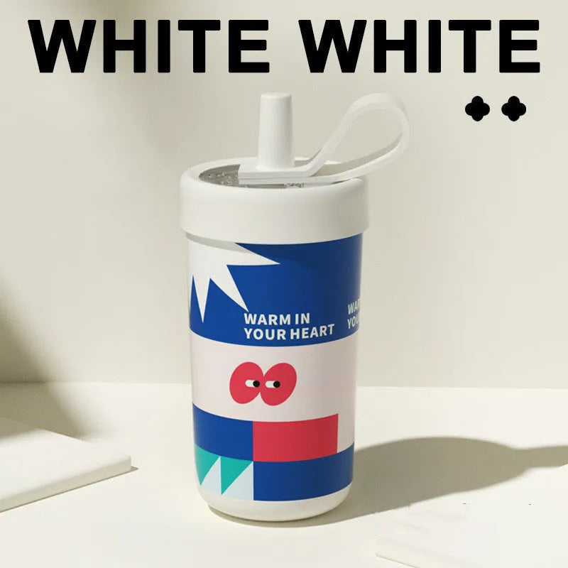 Stainless Steel Hollow Insulation Straw Cup - Bellarte Enchanté Stainless Steel Hollow Insulation Straw Cup