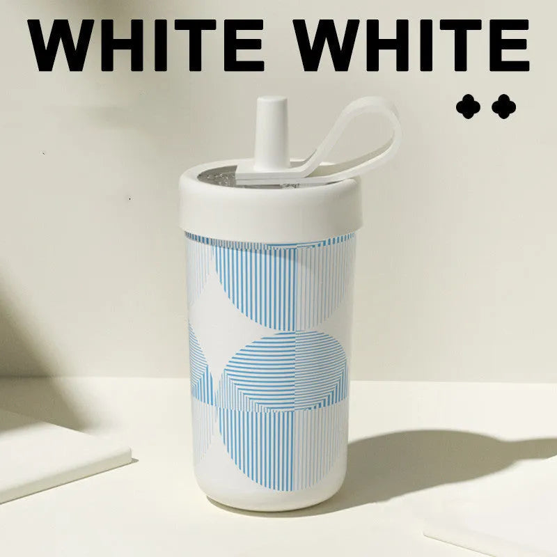 Stainless Steel Hollow Insulation Straw Cup - Bellarte Enchanté Stainless Steel Hollow Insulation Straw Cup