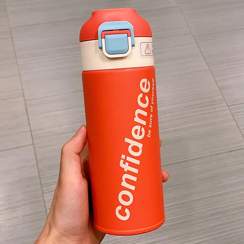 Stainless Steel Large-capacity Thermos Mug With Tea Compartment - Bellarte Enchanté Stainless Steel Large-capacity Thermos Mug With Tea Compartment