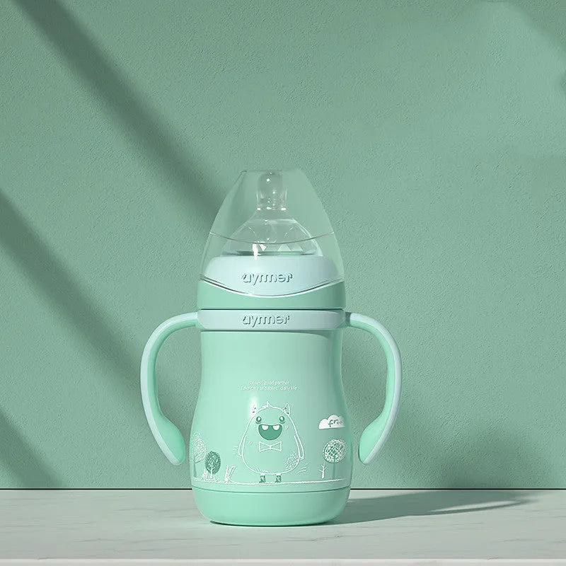 Stainless Steel Milk Bottle Straw Cup Maternal And Child Supplies - Bellarte Enchanté Stainless Steel Milk Bottle Straw Cup Maternal And Child Supplies