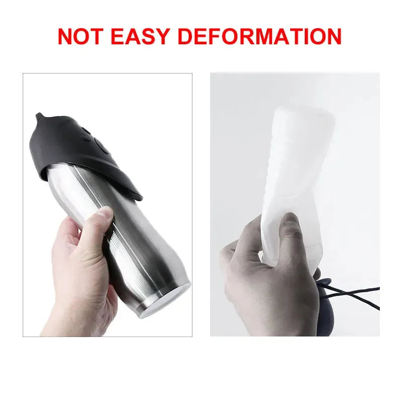 Stainless Steel Pets Drinking Water Bottle - Bellarte Enchanté Stainless Steel Pets Drinking Water Bottle