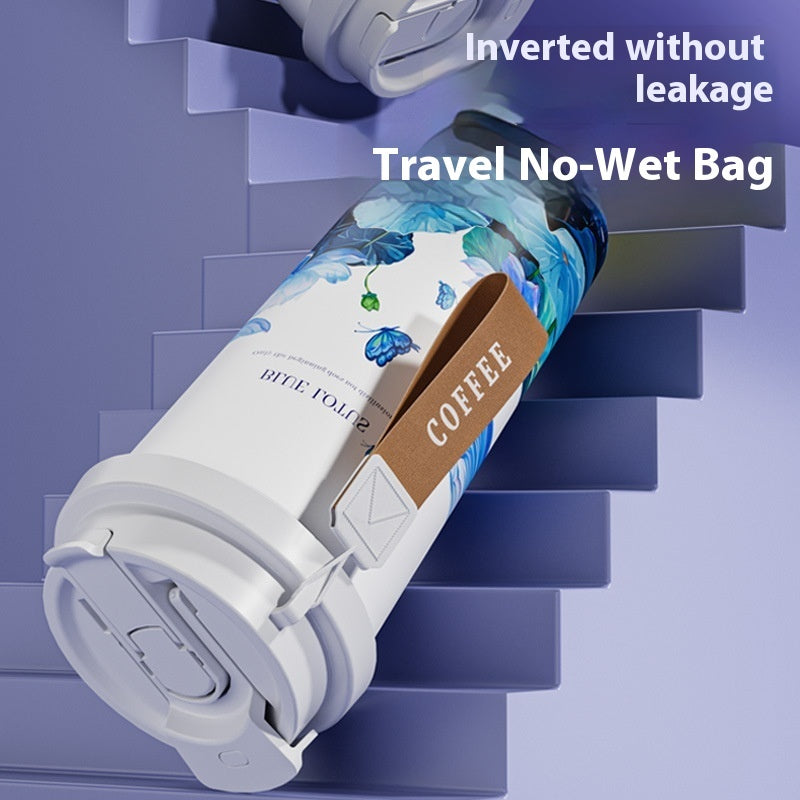 Stainless Steel Portable Coffee Cup - Bellarte Enchanté Stainless Steel Portable Coffee Cup