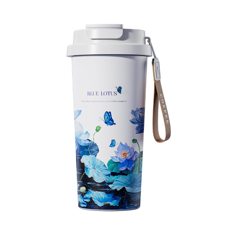 Stainless Steel Portable Coffee Cup - Bellarte Enchanté Stainless Steel Portable Coffee Cup