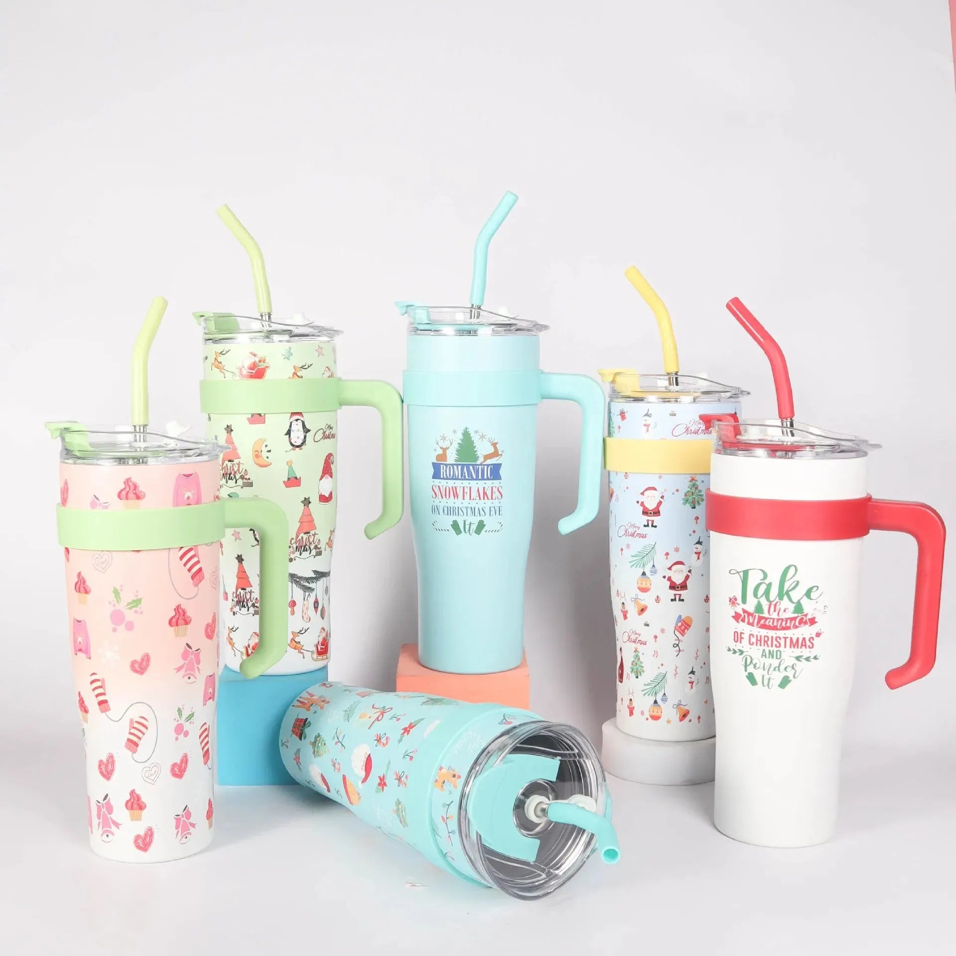 Stainless Steel Straw Creative Cartoon Outdoor Large Capacity Cup - Bellarte Enchanté Stainless Steel Straw Creative Cartoon Outdoor Large Capacity Cup