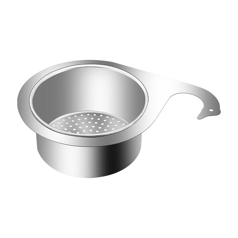 Stainless Steel Swan Drain Basket For Kitchen - Bellarte Enchanté Stainless Steel Swan Drain Basket For Kitchen